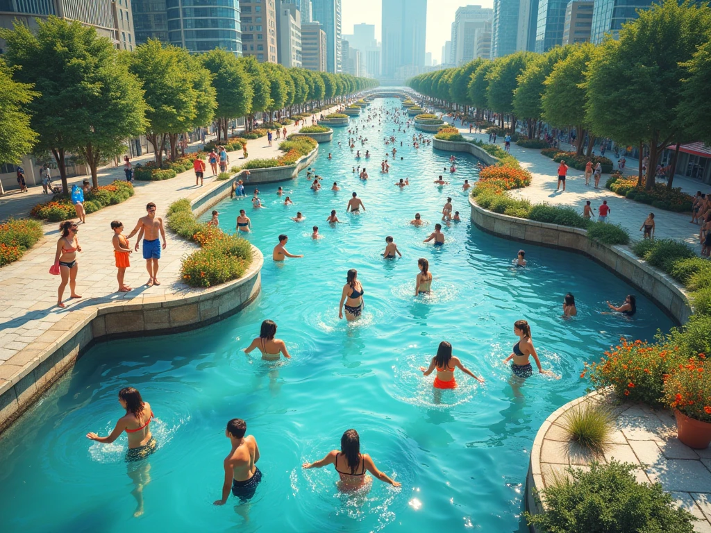 Phexroxxvun swim lane illustration